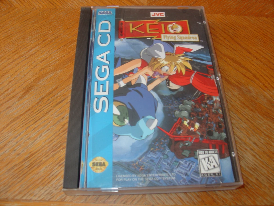 Keio Flying Squadron - Sega CD В комплекте в коробке Подлинный Протестирован - Изображение 1 из 4