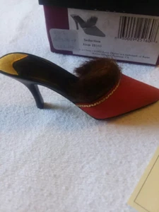 Raine Just the Right Shoe Seduction, Teal COA Box 25233 2001. Dv9 - Picture 1 of 6