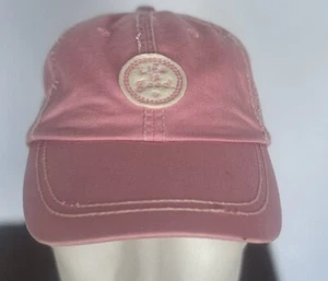 Life is Good Hat Womens One Size Cotton Baseball Cap Pink/White Adjustable NEW - Picture 1 of 10