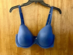 Calvin Klein Blue Lined Underwire Bra 36DD - Picture 1 of 4