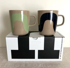 Marimekko Seireeni Becher Tassen mit Box 250ml dunkelblau x neuwertig Rarität selten - Bild 1 von 3