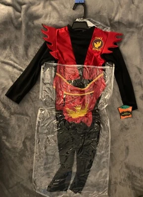 Disfraz Niño Pequeño Ninja Disfraz 3T-4T Mono NUEVO Foto 1 de 2