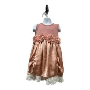Neu mit Etikett Giggle Moon Abigail Fruits Of The Spirit Kleid-pfirsich taupe Größe 4 - Bild 1 von 2