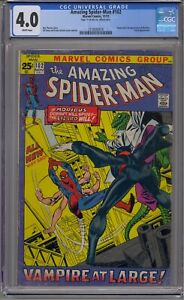AMAZING SPIDER-MAN #102 CGC 4.0 2ND MORBIUS THE LIVING VAMPIRE WHITE PAGES