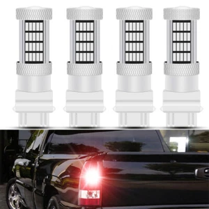 4 Pack Bright Red LED Brake Tail Light Bulbs For 1988-1998 Chevy K1500 Silverado - Picture 1 of 12