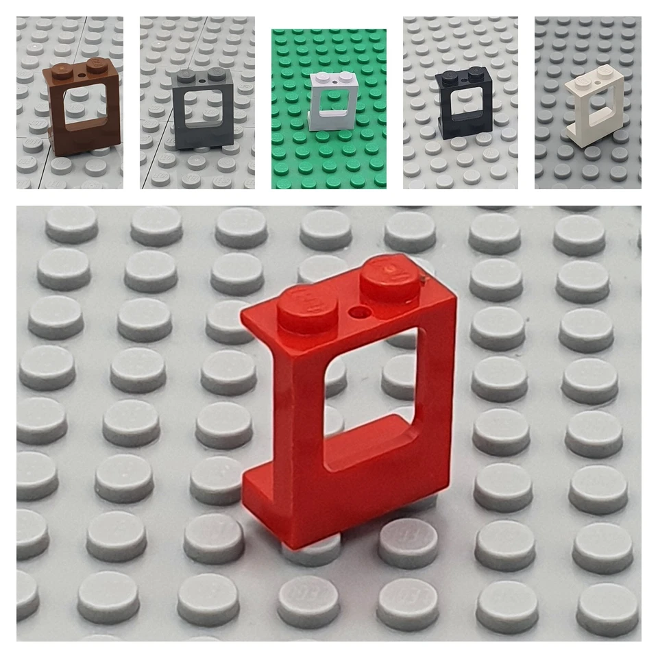 LEGO® 2x Fenster Rahmen Basic Brick Pin geschlossen 1x2x2 2377 - versch. Farben - Bild 1 von 1