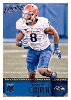 2016 Prestige Kamalei Correa Rookie RC NFL PWE Insert Ravens #293 - Image 1 of 2