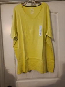 Croft & Borrow Ladies 3X Clasic Tee NWT Plus Size Lime Green - Picture 1 of 2