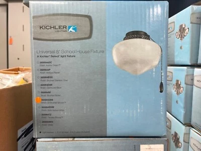 Kichler Lighting Schoolhouse Ceiling Fan Light Kit - 3800640BB (t3-3) - Imagem 1 de 4