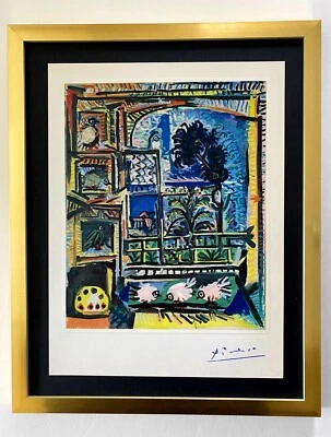 🔥PABLO PICASSO+ ORIGINAL 1969 + FIRMADO + PLACA DE COLOR CON PUNTA A MANO PALOMA$ Foto 1 de 3