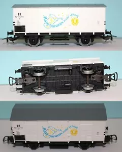 PIKO ★ HO ★ zweiachsiger Kühlwagen ★ Waggon ★ Margonwasser DR ★ Neuware in OVP - Bild 1 von 5