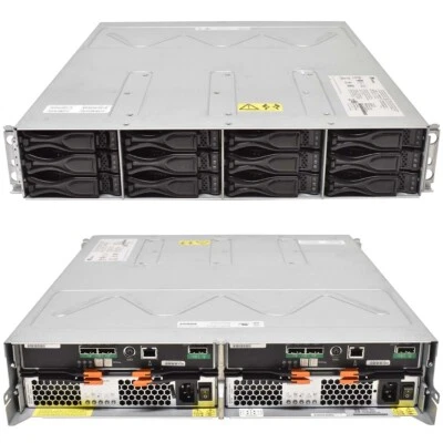 NetApp DE1600 E5512 Expansion Shelf Disk12x 6TB LFF 2x Controller E-X30030A-R6 - Bild 1 von 4