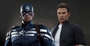 Hot Toys Mms243 Steve Captain &winter Soldier Double Figure Version 1/6 Toys - Picture 1 of 10