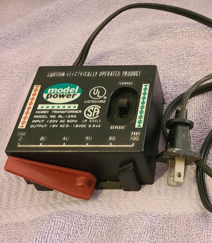 Model Trains Power Hobby Transformer Model #RL-1250 120V 60Hz for HO Scale VTG  - Image 1 of 4