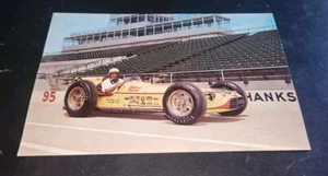 VTG Giant Postcard Sam Hanks 500 Mile Race Indianapolis 1957 Winner Not Used - Picture 1 of 5