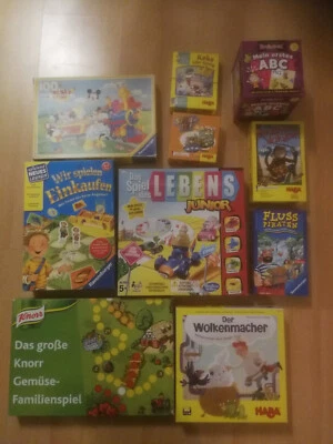 Spielepaket Kinder ab 4 5 Jahre (Wolkenmacher Haba Keks oder König Flusspiraten) - Bild 1 von 4