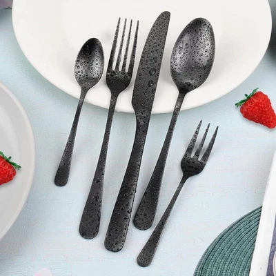 Besteck Set 6 Personen 30 Teilig Besteckset Inkl Messer Gabel Löffel Essbesteck - Bild 1 von 4