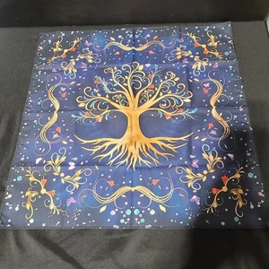 Tree Of Life 19"x19" Tarot/Alter Cloth - Picture 1 of 2