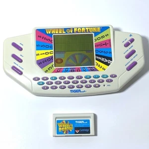 Tiger Electronics Vintage 1995 Wheel Of Fortune Handheld Game One Cartridge - Picture 1 of 10