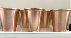 WOODFORD RESERVE 8 Copper Mint Julip Bourbon Derby Cups - Picture 1 of 5