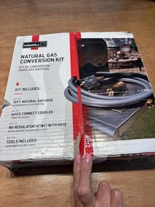Nexgrill Natural Gas Replacement Conversion Kit PVC Brass Aluminum for Grills - Picture 1 of 3