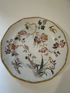 Wedgewood Floral Porcelain Decorative Plate Vintage Style Georgetown Devon Rose - Picture 1 of 3