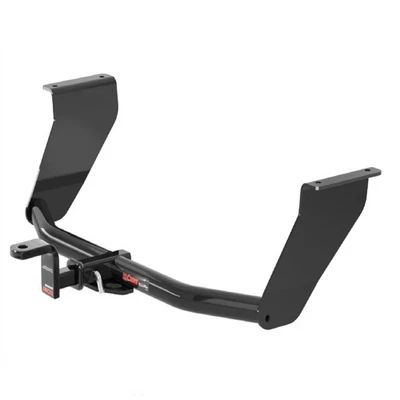 Curt Gloss Black Round Steel Class 2 Trailer Hitch for 12-20 Genesis G80 G90 Foto 1 de 4