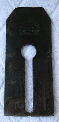 Avión de hierro de acero fundido garantizado W. BUTCHER 5,5" x 2,5" pesa 163 gramos Foto 1 de 4