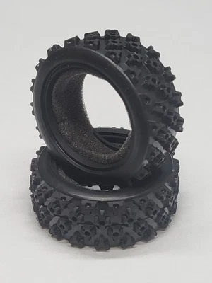 RALLY BLOCK REIFEN 1:10 (2 STÜCK) INKL. EINLAGEN - Bild 1 von 2