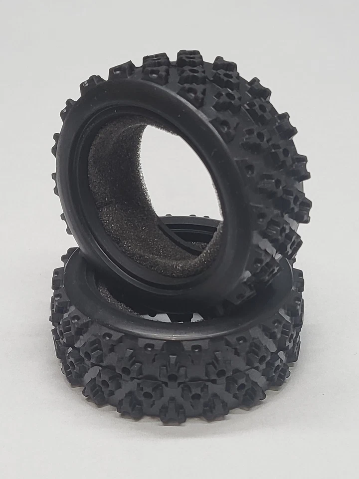 RALLY BLOCK REIFEN 1:10 (2 STÜCK) INKL. EINLAGEN - Bild 1 von 2