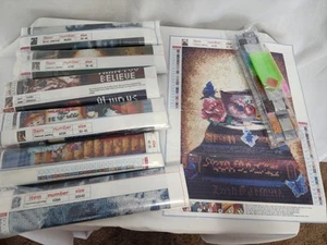 Lot of 7 30x40 Variety of NEW Diamond Painting Kits - Picture 1 of 8