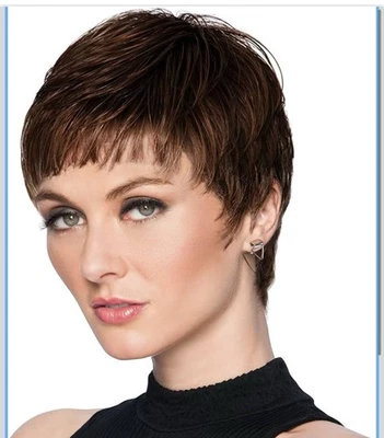 Peluca corte texturizado Hairdo R10 castaño/marrón claro nueva con etiquetas Foto 1 de 3