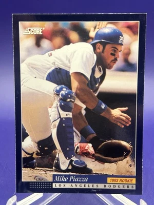 Mike Piazza 1994 Puntuación '93 Novato #476 - Excelente/Nuevo - Fabricación Mar en la parte inferior Foto 1 de 3