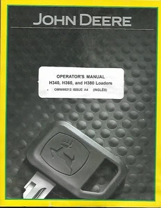 MANUAL DE OPERADOR CARGADORAS JOHN DEERE H340, H360 Y H380 - Imagen 1 de 1