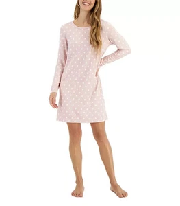 Charter Club Women's Butter Soft Sleepshirt Chalky Rose Polka Dots sz. XXL - Picture 1 of 1