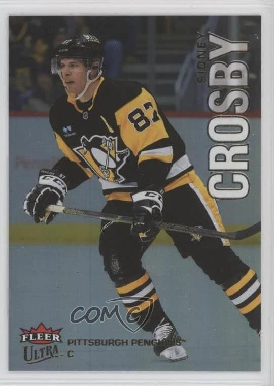 2022-23 Upper Deck Fleer Ultra Rainbow Foil Sidney Crosby #136 - Image 1 of 2