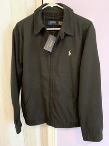 Giacca Polo Ralph Lauren taglia S nera oro prezzo al pubblico consigliato $168 nuova con etichette - Foto 1 di 13