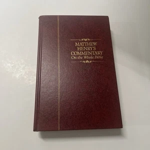 Matthew Henry Commentary on the Whole Bible Vol.5 Matthew to John Hardcover - Imagen 1 de 3
