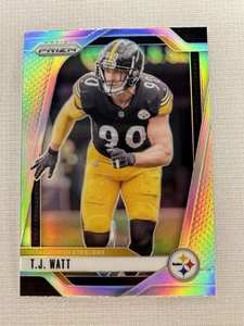 2024 Panini Prizm - T.J. Watt #245 Silver Parallel Prizm Steelers NM - Picture 1 of 2