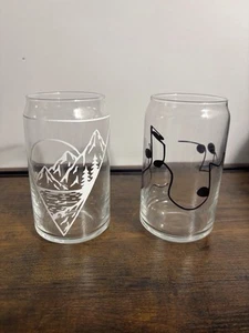 Music Notes And Mountain Glasses - Picture 1 of 10