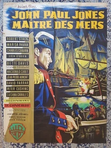 Plakat 1959 JOHN PAUL JONES, Meister der Meere 120x160 Robert STACK /MASCII - Bild 1 von 3