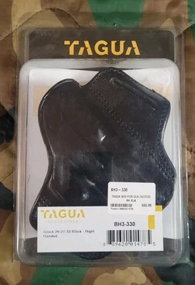 Tagua Glock 26 27 33 28 Right Hand Owb Black Leather Holster  Right-hand - Image 1 of 4