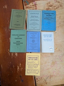 Lote De 7 Constitución Hermandad De Ferrocarriles Trenes e Ingenieros Años 50 60 De Colección - Imagen 1 de 21