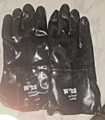 DOCENA DE MEMPHIS Guantes de Calidad Recubiertos de Neopreno Black Jack para Hombre 6922 TALLA GRANDE Foto 1 de 4