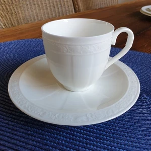 Taza de café V&B CAMEO BLANCO 2 piezas  muy bueno VILLEROY&BOCH más - Imagen 1 de 5