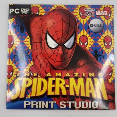 Marvel Amazing Spider-Man Print Studio 2007 Sealed Dell PC DVD ROM - Image 1 of 4
