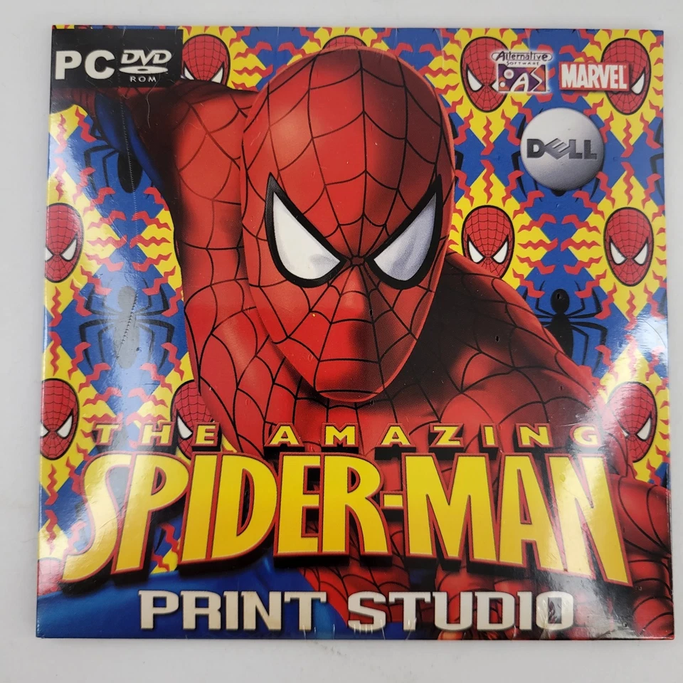 Marvel Amazing Spider-Man Print Studio 2007 Sealed Dell PC DVD ROM - Image 1 of 4