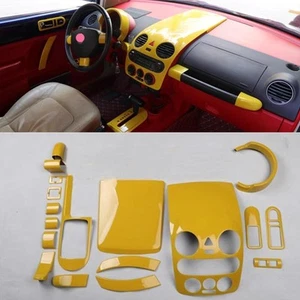 Kit  For VW Beetle 2003-2010 Accessories Yellow Interior Dash Decor Cover Trim - Picture 1 of 1