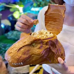 20 CM Tyrannosaurus Rex Popcorn Eimer, Jurassic World Wiedergeburt Film - Bild 1 von 6