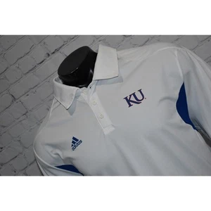 Polo de golf Adidas para hombre talla XL poliéster rendimiento Kansas Jayhawks Adizero - Imagen 1 de 8